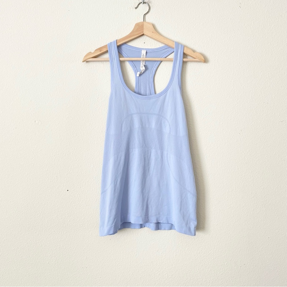 Lululemon SIZE 10 Swiftly Tech seamless tank top in light purple